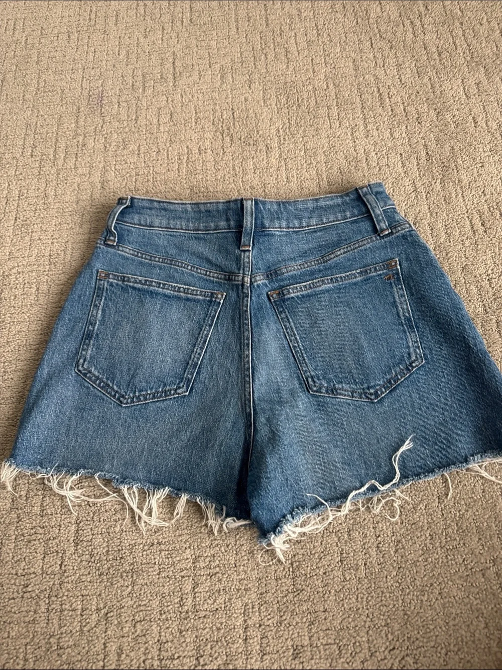 Madewell Classic Blue Denim Cutoff Shorts